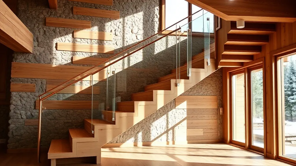 Escalier montagne duboc